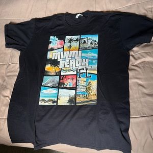 Miami Beach Tshirt for men. Vice City Vibes